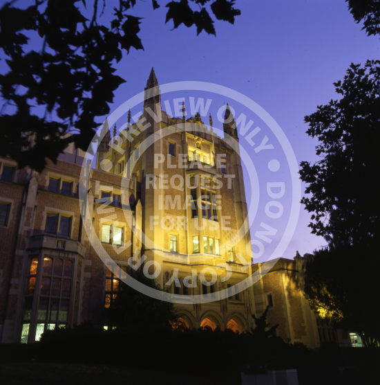Kerckhoff Hall at Night