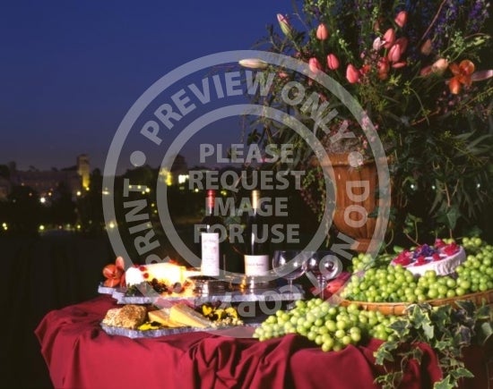 Catering Reception Setup