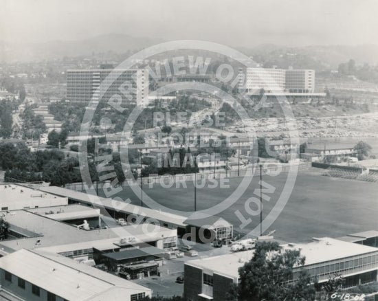 View of Hedrick and Rieber Residence Halls (1962)
